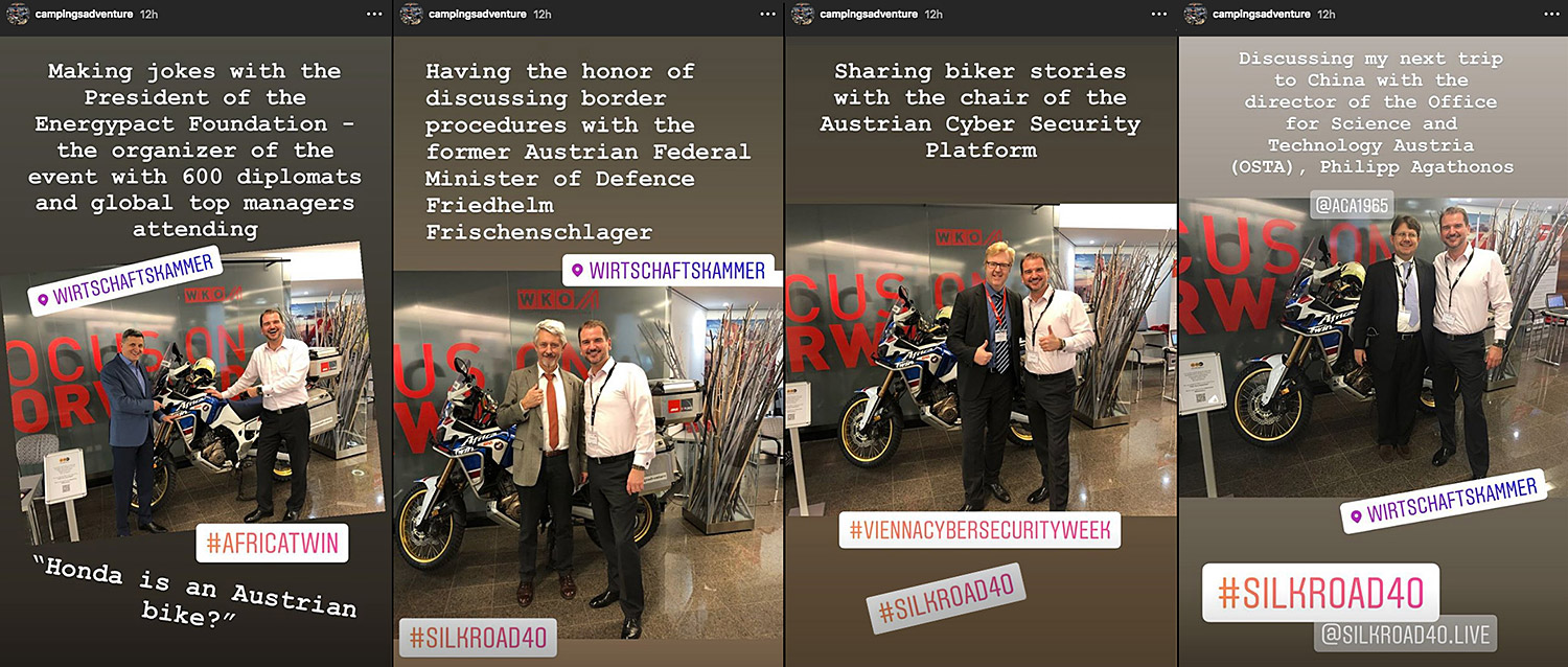 Vienna Cybersecurity Week Instagram Stories